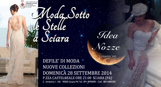Moda sotto le stelle a Sciara - 28 Settembre 2014