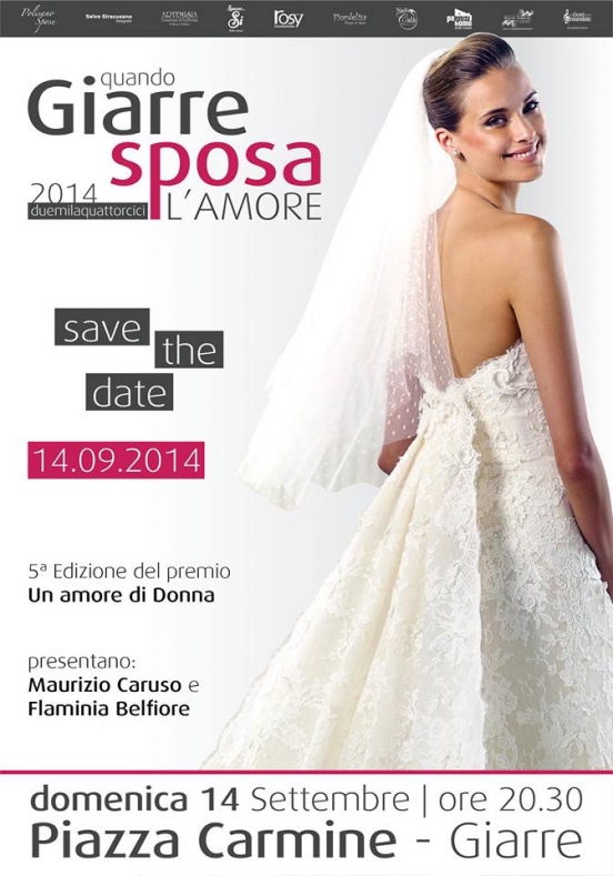 Quando Giarre Sposa L'amore 14 settembre 2014 piazza del Carmine Giarre (CT)