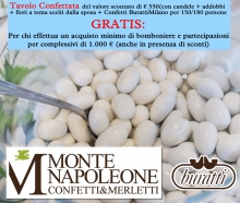 Montenapoleone: Promo Tavolo Confettata