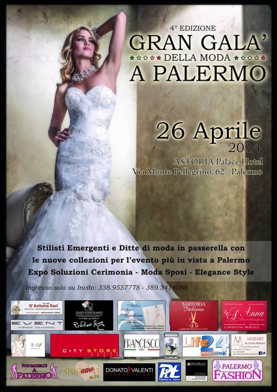 4° edizione Gran Galà della Moda a Palermo