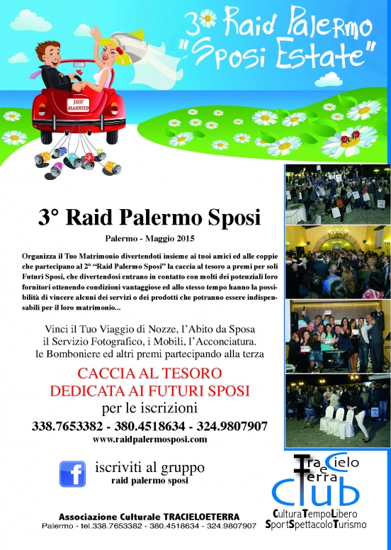 3° Raid Palermo "Sposi Estate": Palermo Maggio 2015