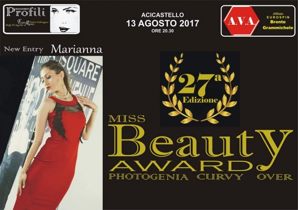 Miss Beauty Award: 13 Agosto 2017 Acicastello (CT)