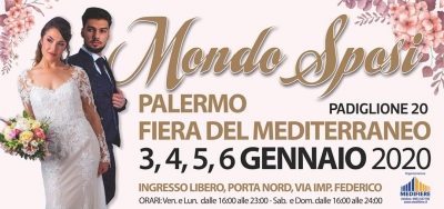 Mondo Sposi 3 4 5 6 Gennaio 2020 Fiera del mediterraneo Palermo