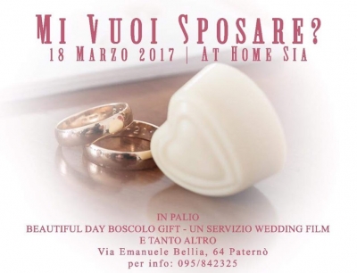 At Home Sia ... Mi Vuoi Sposare?: 18 Marzo 2017 Paternò (CT)