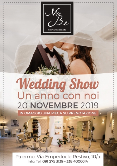 My be Wedding Show … Un anno con noi: 20 Novembre 2019 Palermo
