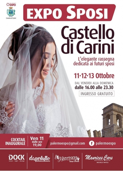 Expo Sposi 2019: 11 12 13 Ottobre 2019 Castello di Carini (PA)