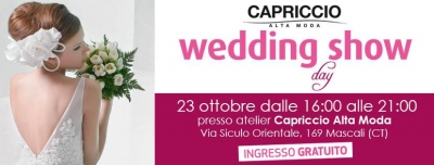 Wedding Show Day: 23 Ottobre 2016 Mascali (CT)