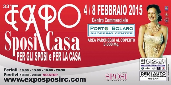 33° Expo Sposi Casa: Dal 4 all' 8 Febbraio Reggio Calabria