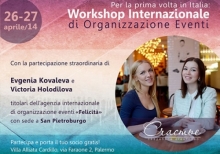 Workshop Internazionale di organizzazione eventi - Palermo