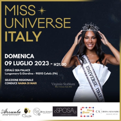 Miss Universe Italy: 09 Luglio 2023 Cefalù (PA)
