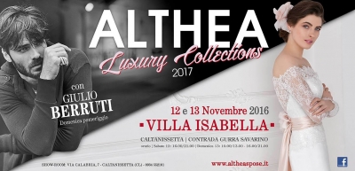 Althea Luxury Collections 2017: 12 e 13 Novembre 2016 Caltanissetta