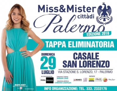Miss & Mister Città di Palermo: 29 Luglio 2018