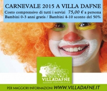 Villa Dafne Agriturismo: Promo Carnevale 2015