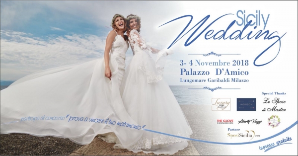 Sicily Wedding: 3 e 4 Novembre 2018 Milazzo (ME)