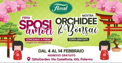 Fiera SposiAmoci e Mostra Orchidee e Bonsai dal 04 al 14 Febbraio 2022 Palermo
