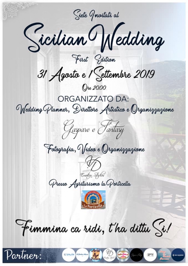 A Patti la I edizione del Sicilian Wedding. 31 agosto-1 settembre 2019