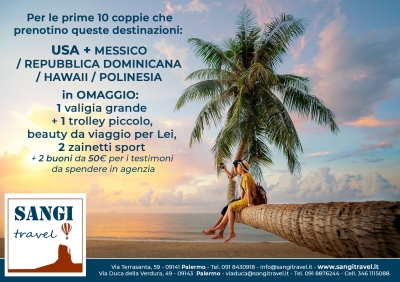 Sangi Travel - Promo Usa + Messico / Repubblica Dominicana / Hawaii / Polinesia