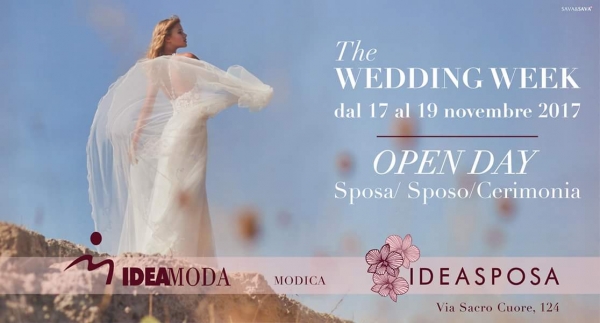 The Wedding Week: Dal 17 al 19 Novembre 2017 Modica (RG)