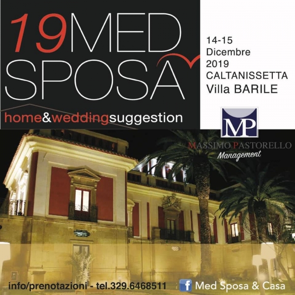 MedSposa 2019: 14 e 15 Dicembre 2019 Caltanissetta