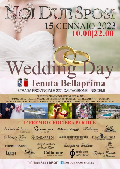 Noi Due Sposi - Wedding Day: 15 Gennaio 2023 Caltagirone - Niscemi