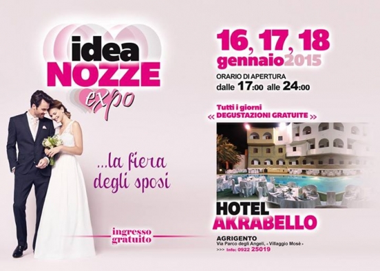 Idea Nozze Expo: Dal 16 al 18 Gennaio 2015 Agrigento