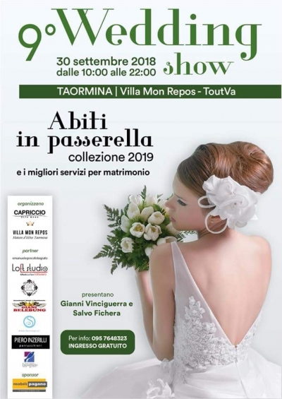 9° Wedding Show: 30 settembre 2018 Taormina (ME)