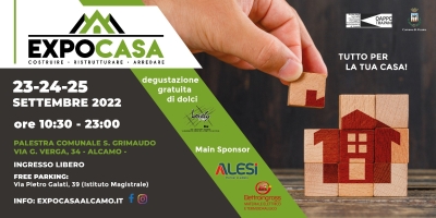 Expo Casa Alcamo: Fiera Arredo Casa 23 - 24 e 25 Settembre 2022 Alcamo (TP)