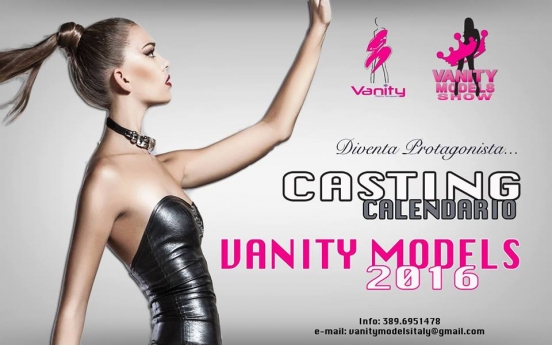 CASTING CALENDARIO "VANITY MODELS 2016": 9 ottobre 2015 Monreale (PA)