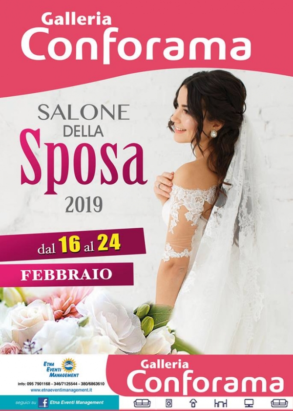 Salone della Sposa 2019: Dal 16 al 24  Febbraio 2019 Riposto (CT)