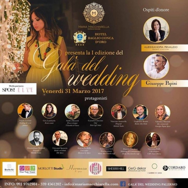 Gran Galà del Wedding: 31 Marzo 2017 Palermo