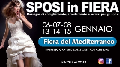 Sposi in fiera: 06-07-08-13-14-15 Gennaio 2023 Palermo