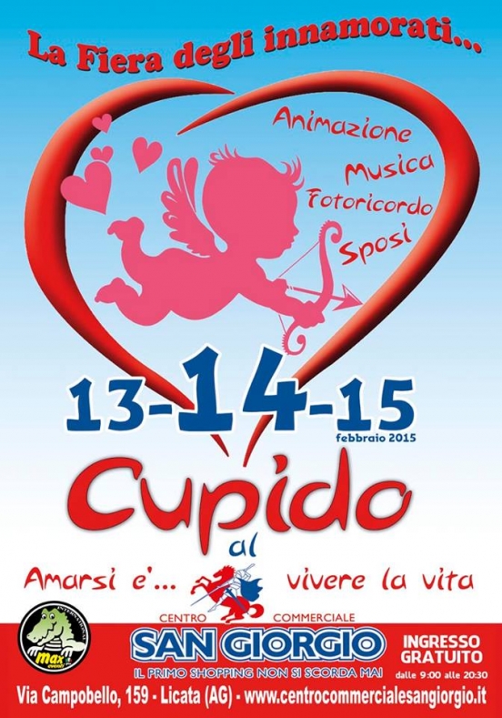 Cupido... La fiera degli innamorati: 13 14 15 febbraio 2015 Licata (AG)