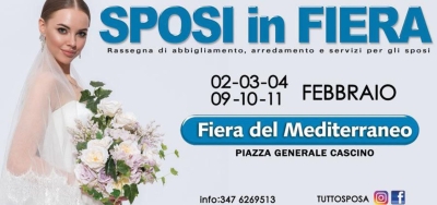 Sposi in fiera: il 02-03-04 e il 09-10-11 Febbraio 2024 Palermo