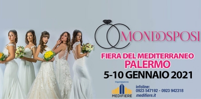 Mondo Sposi: Fiera del Mediterraneo 5-10 Gennaio 2021 a Palermo