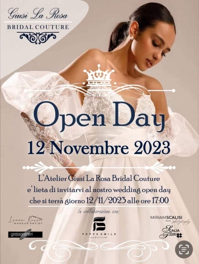Open Day: 12 Novembre 2023 Acireale (CT)