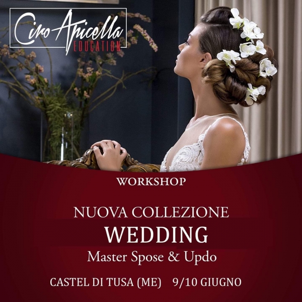 Master Spose & Updo: 9 e 10 Giugno 2019 Castel di Tusa (ME)