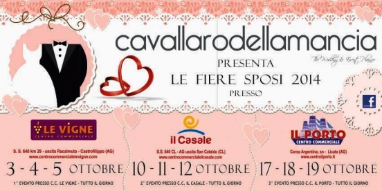 Cavallarodellamancia Fiera Sposi presso Il Casale 10 - 11 - 12 Ottobre 2014 San Cataldo (CL)