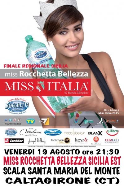 Miss Rocchetta bellezza sicilia est 19 agosto 2016 Caltagirone (CT)