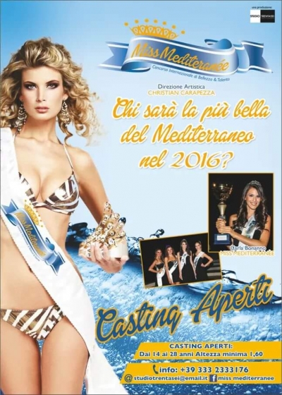 Miss Mediterraneo: 24 Agosto 2016 Oliveri (ME)