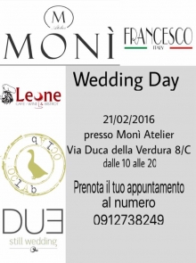 Wedding Day Moni Atelier: 21 Febbraio 2016 Palermo