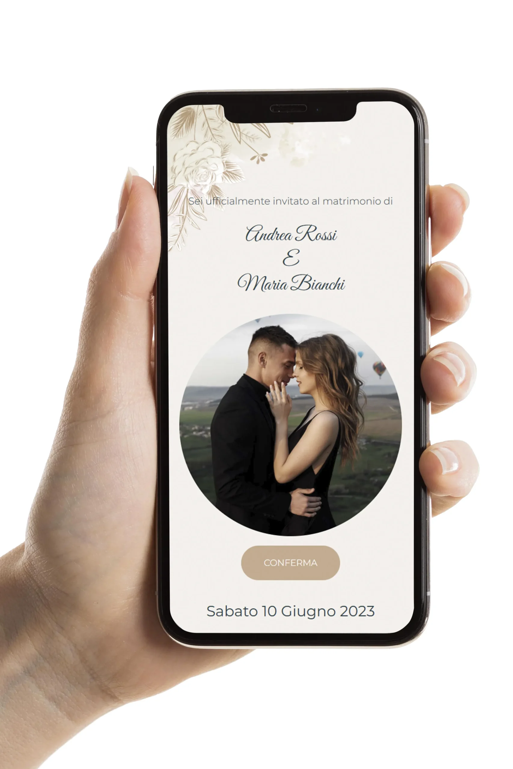 Partecipazioni digitali e gestione degli ospiti in un’unica app-modelli sposi digitali